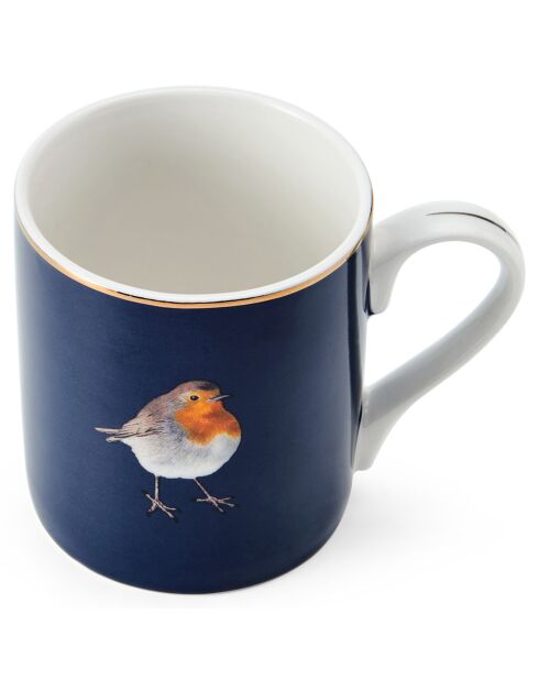 Tasse en Porcelaine imprimée bleue - 280 ml