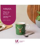 Tasse en Porcelaine imprimée verte - 280 ml