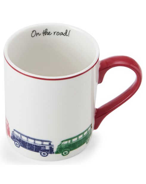 Tasse en Porcelaine imprimée blanche - 280 ml