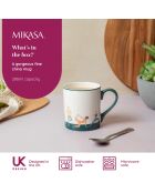 Tasse en Porcelaine imprimée blanche - 280 ml
