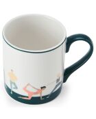 Tasse en Porcelaine imprimée blanche - 280 ml