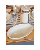 Plat Mikasa Cranborne blanc - 20x30,5 cm