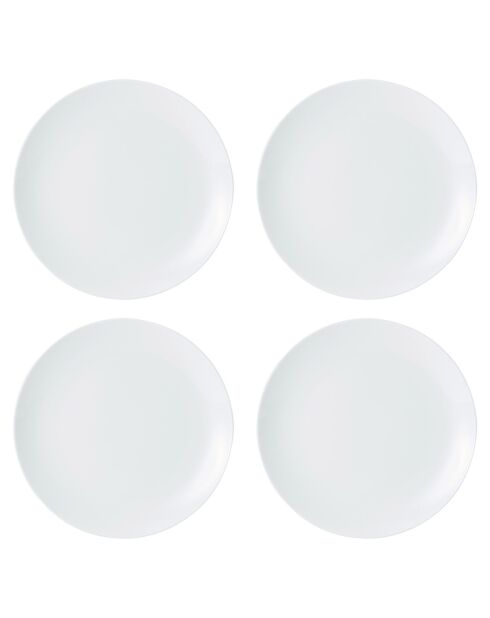 Service de table e Porcelaine Mikasa Chalk blanc - 12 Pièces