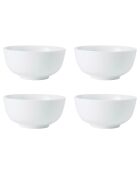 4 Bols Mikasa Chalk blancs -  D.17 cm