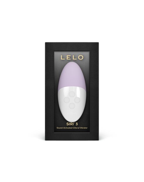 LELO SIRI 3 Vibromasseur Activé par le Son Doté de la Technologie SoundSense et de 8 Modes de Plaisir