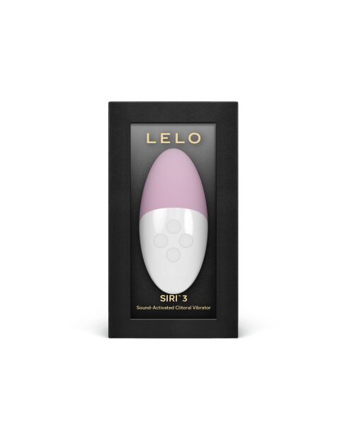 LELO SIRI 3 Vibromasseur Activé par le Son Doté de la Technologie SoundSense et de 8 Modes de Plaisir