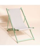 Housse de chilienne Outdoor Palerme lin - 43x144 cm