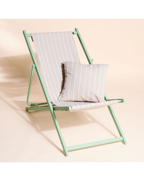 Housse de chilienne Outdoor Palerme lin - 43x144 cm