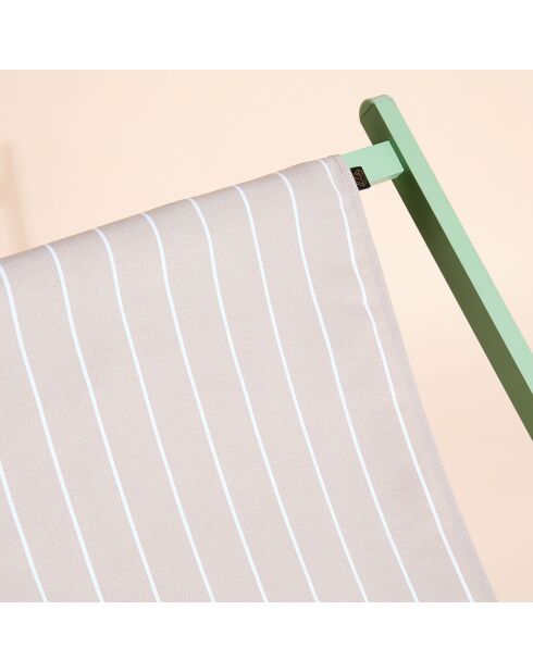 Housse de chilienne Outdoor Palerme lin - 43x144 cm