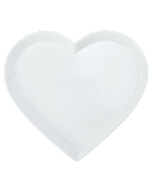 Plat Mikasa en Porcelaine Chalk blanc -  30.5x25x2.7 cm
