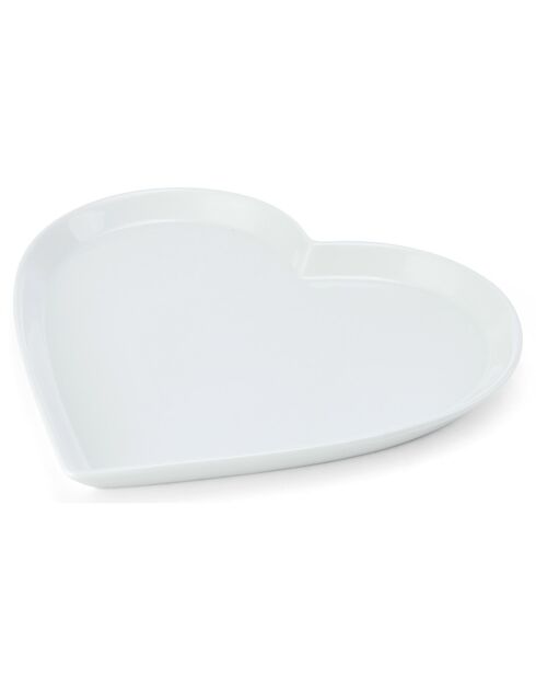 Plat Mikasa en Porcelaine Chalk blanc -  30.5x25x2.7 cm