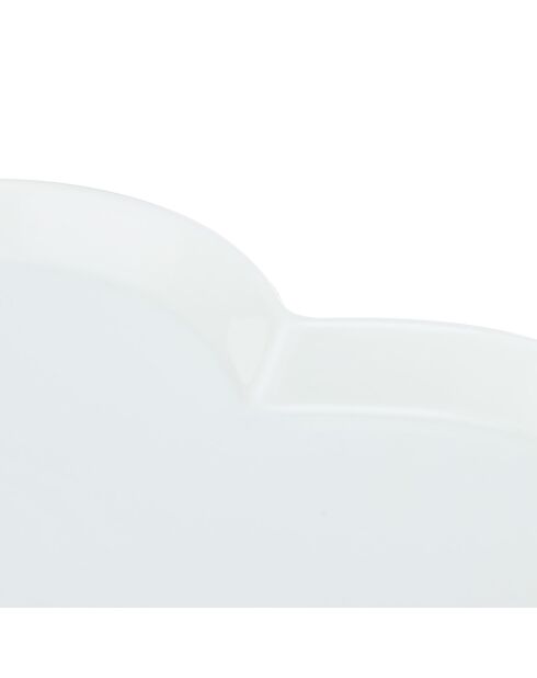 Plat Mikasa en Porcelaine Chalk blanc -  30.5x25x2.7 cm