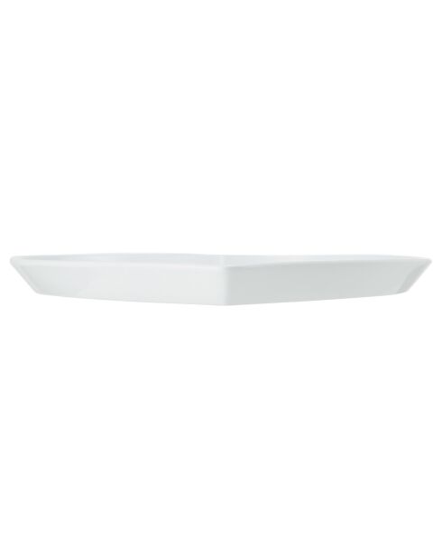 Plat Mikasa en Porcelaine Chalk blanc -  30.5x25x2.7 cm
