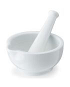 Pilon & Mortier en Porcelaine Mikasa Chalk blanc -  15x11.7x9.2 cm