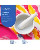 Pilon & Mortier en Porcelaine Mikasa Chalk blanc -  15x11.7x9.2 cm