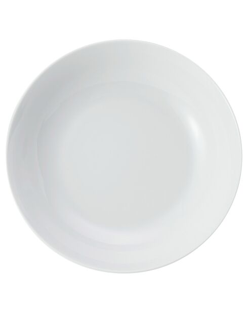 4 Bols en Porcelaine Mikasa Chalk blancs -  D.28 cm