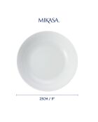 4 Bols en Porcelaine Mikasa Chalk blancs -  D.28 cm