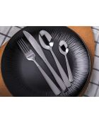 Set de couverts en acier inoxydable argenté -24 Pièces