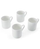 4 Tasses blanches - 380 ml