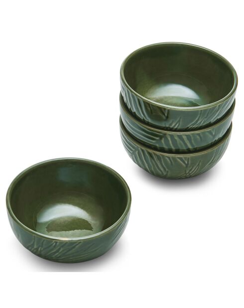 4 Bols Mikasa Jardin Mikasa Jardin verts -  D.10x5 cm