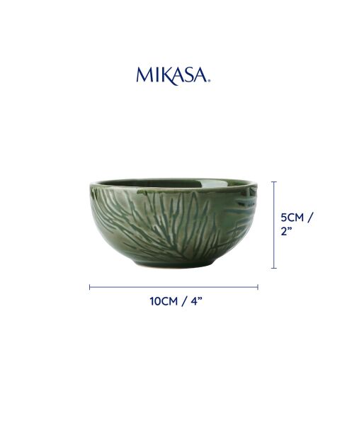 4 Bols Mikasa Jardin Mikasa Jardin verts -  D.10x5 cm
