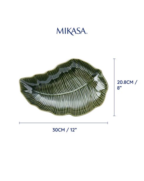 Plat Mikasa Jardin vert -  30x20,8 cm