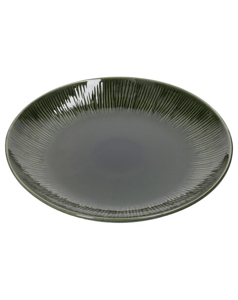 4 Assiettes plates Mikasa Jardin Mikasa Jardin vertes - D.27 cm