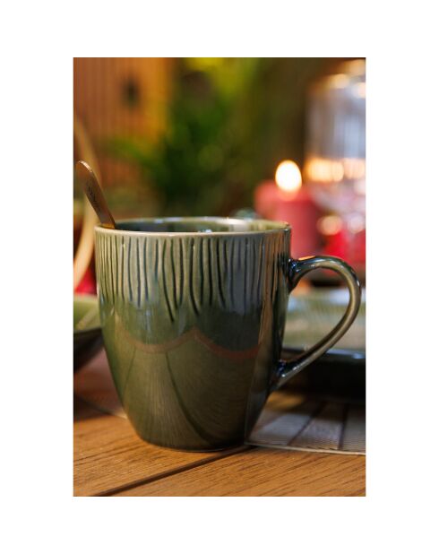 4 groene bekers Mikasa Jardin - 420 ml