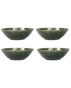 4 Bols en grès émaillé Mikasa Jardin Mikasa Jardin verts -  D.20x5 cm