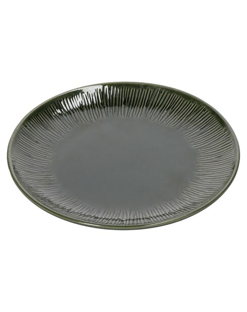 4 Assiettes à dessert Mikasa Jardin Mikasa Jardin vertes -  D.21 cm