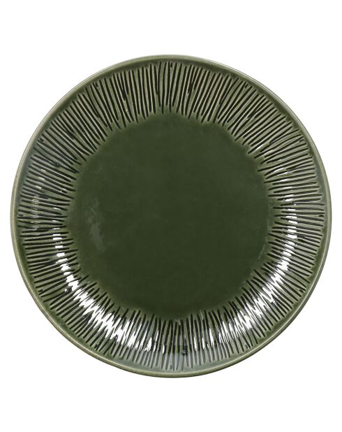 4 Assiettes à dessert Mikasa Jardin Mikasa Jardin vertes -  D.21 cm
