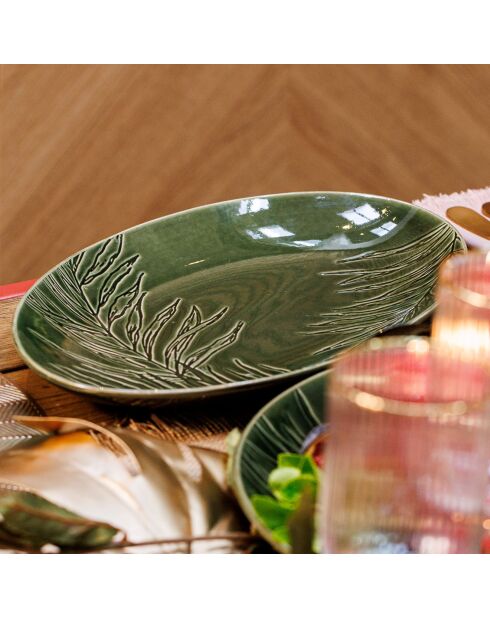 Plat Mikasa Jardin vert -  36x22.5x3.7 cm