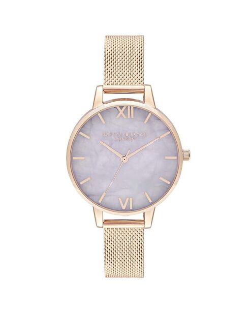 Montre en Acier dorée