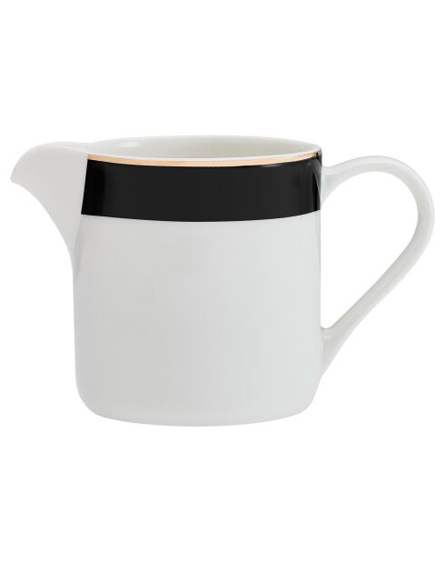 Sucrier et crémier Mikasa Luxe noir/blanc