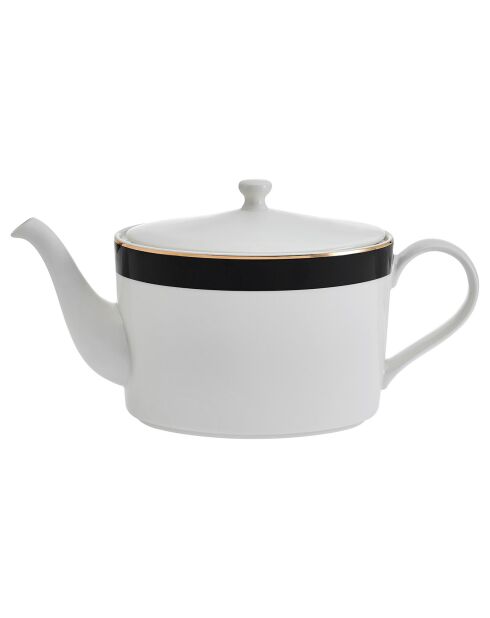 Mikasa Luxe schwarz/weiße Teekanne - 1100 ml