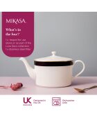 Théière Mikasa Luxe noir/blanc -  1100 ml