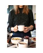 4 Tasses en Porcelaine blanches -  360 ml