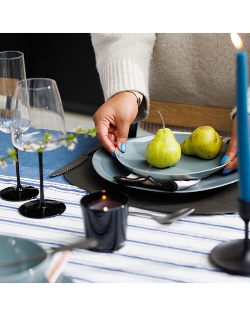 4 Verres à vin rouge en Cristal transparents -  450 ml