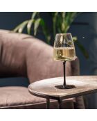 4 Verres à vin blanc en Cristal transparents -  400 ml