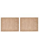 2 Sets de table beiges -  35x45 cm