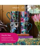 Tasse en Porcelaine Mikasa x Sarah Arnett verte -  350 ml