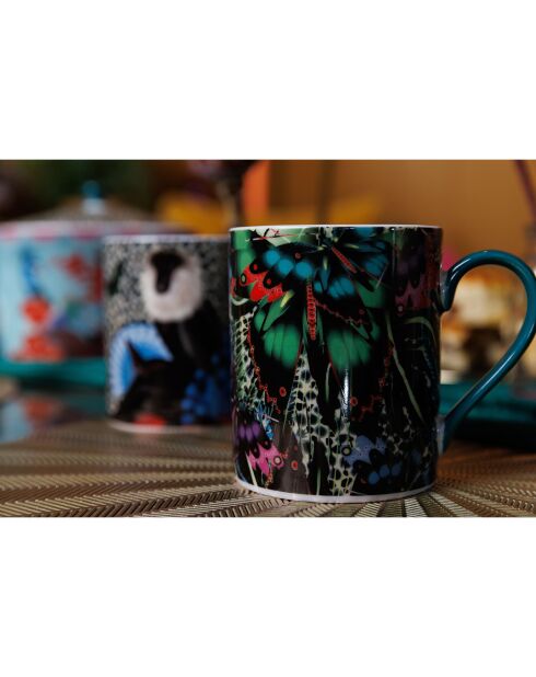 Tasse en Porcelaine Mikasa x Sarah Arnett verte -  350 ml