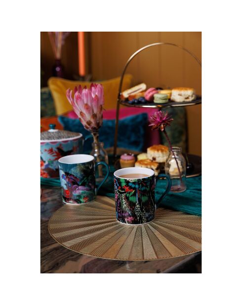 Tasse en Porcelaine Mikasa x Sarah Arnett verte -  350 ml