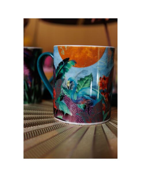 Tasse en Porcelaine Mikasa x Sarah Arnett verte -  350 ml