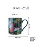 Tasse en Porcelaine Mikasa x Sarah Arnett verte -  350 ml