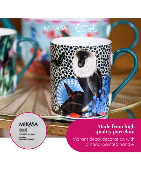 Tasse en Porcelaine Mikasa x Sarah Arnett multicolore -  350 ml