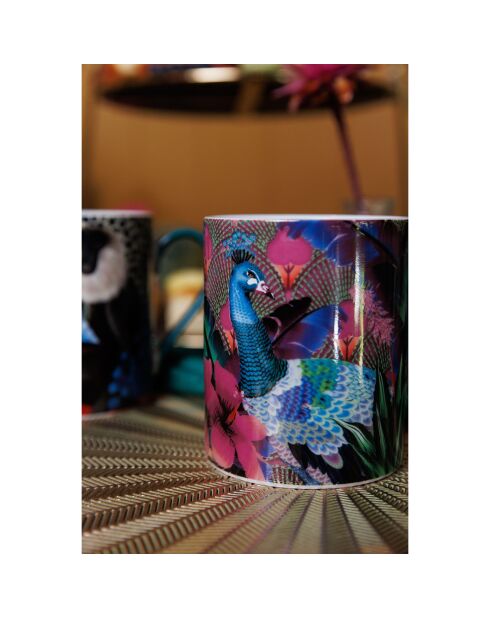 Tasse en Porcelaine Mikasa x Sarah Arnett verte - 350 ml