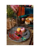 4 Assiettes à dessert en Porcelaine Mikasa x Sarah Arnett multicolores -  D.19 cm