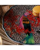 4 Assiettes à dessert en Porcelaine Mikasa x Sarah Arnett multicolores -  D.19 cm