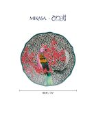 4 Assiettes à dessert en Porcelaine Mikasa x Sarah Arnett multicolores -  D.19 cm